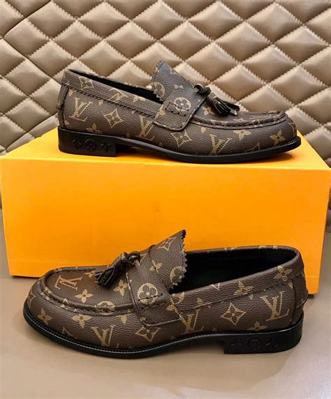 replica louis vuitton don brown shoes